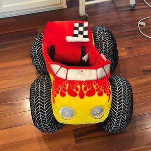 FAO Schwarz Plush Car Costume Sound Lights Dress Up Play Halloween Size 3-7